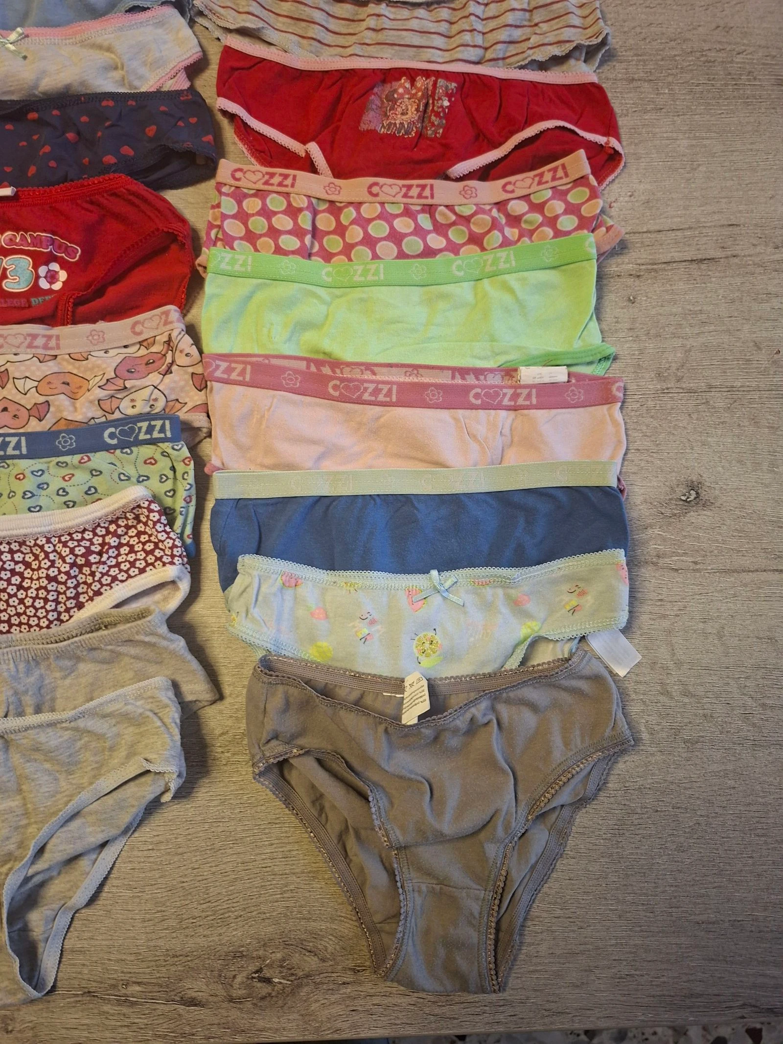 ☹F3-55☹Lot of 21 girls' panties - Size 6/8 years | Good condition & varied colors☹ – photo 5
